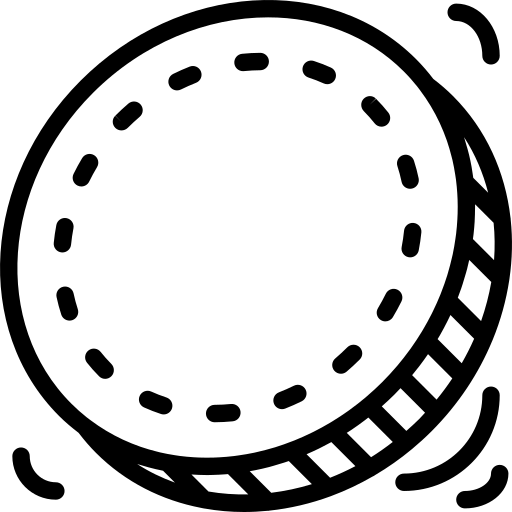 Business tools, coin, blank coin, currency, money icon